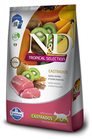 N&D TROPICAL FELINE CASTRADO CERDO 1,5K