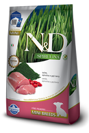 N&D SPIRULINA CANINE PUPPY MINI CERDO  2KG
