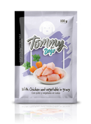 POUCH TOMMY DOG ADULTO POLLO Y VEGETALES  X100GR