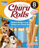 Snack Para Perro Inaba Dog Churu Rolls Chicken - Cheese 8 und