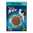 FELIX POUCH ADULTO MEGAMIX   X 85G