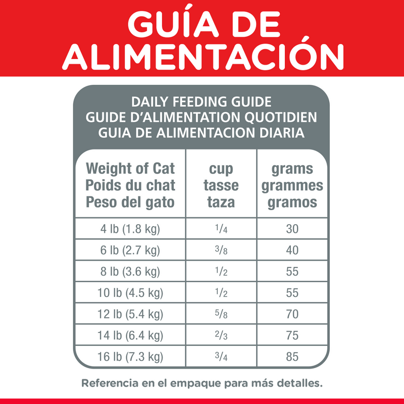 Comida para gato Hills Senior Vitality Adulto +7 - 3 Lbs