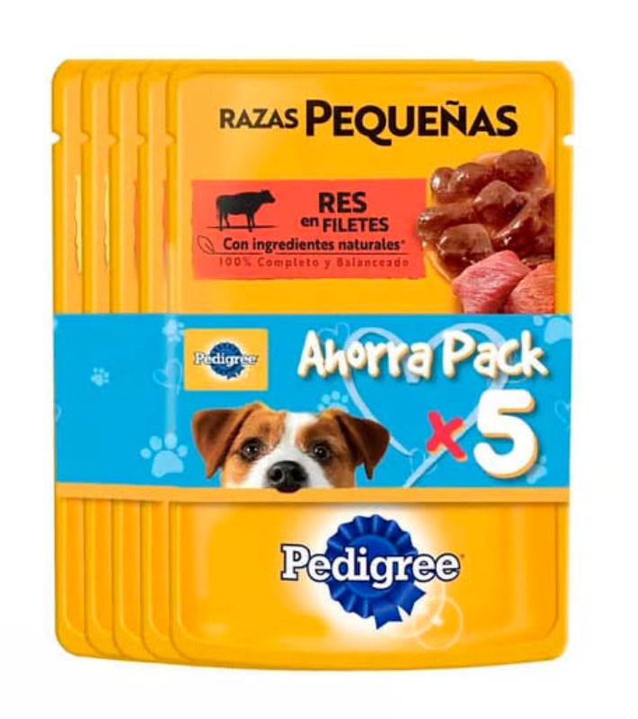 PEDIGREE POUCH ECONOPACK X 5 UND (SABORES SUJETOS A STOCK)