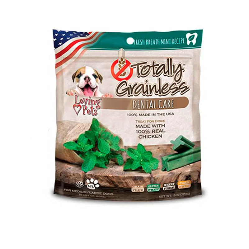 TOTALLY DOG SNACK POLLO/MENTA SMALL 6OZ