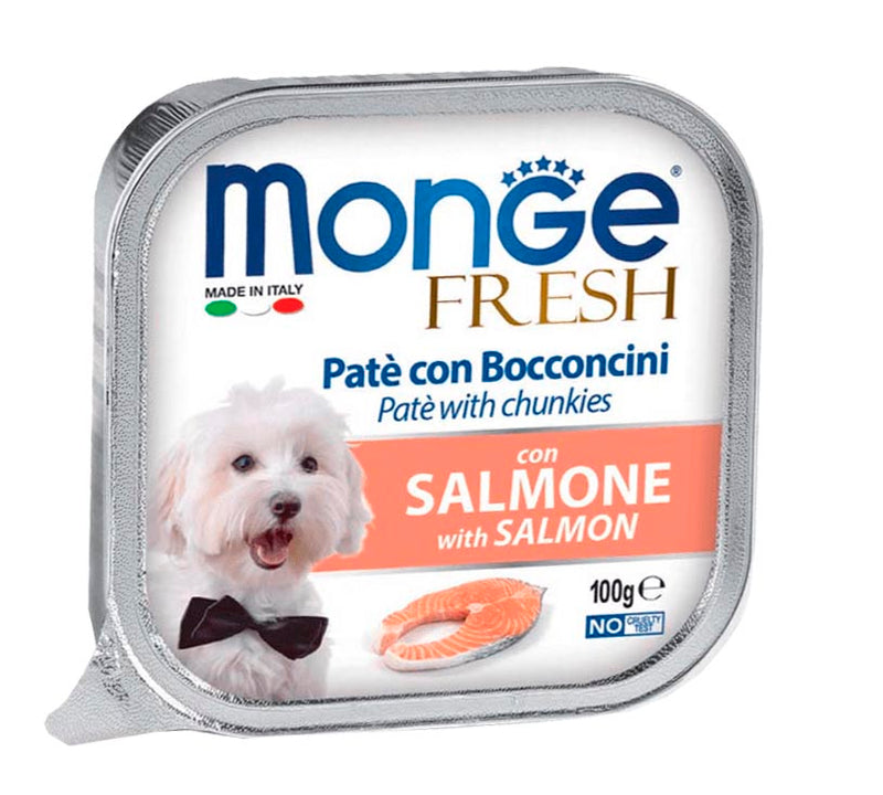 MONGE FRESH PATE SALMON X 100 GR