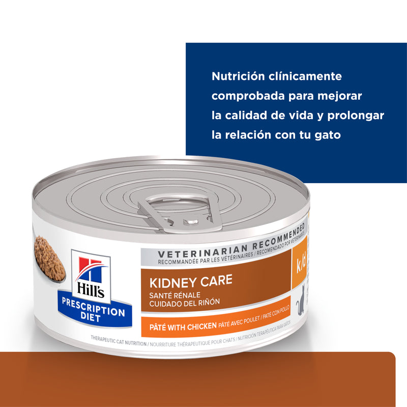 Comida Húmeda  para gatos Hills Prescription Diet k/d Cuidado Renal 5,5 Onz