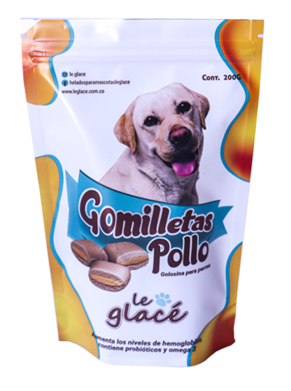 GOMILLETAS LE GLACE POLLO X 200 GR