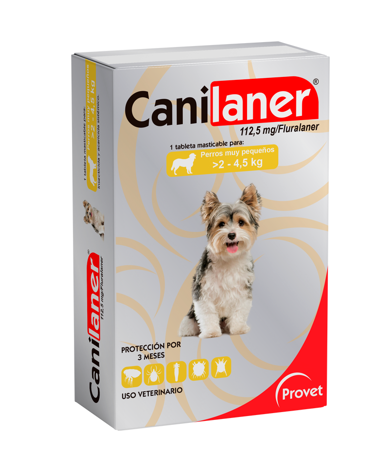 CANILANER X 1 TABLETA 112,5MG (>2 - 4,5KG)