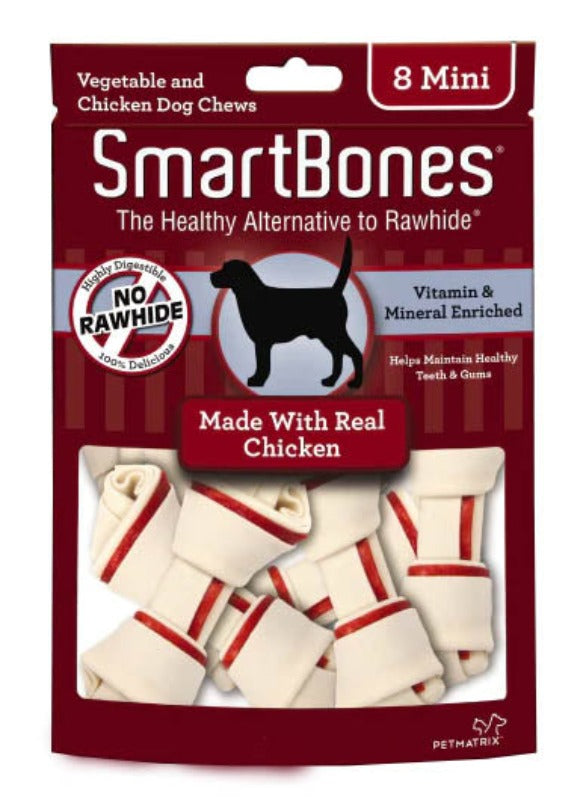 Snack para perros pequeños Smartbones Pollo Paquete 8 Und