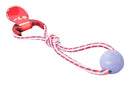 Juguete Para Perro Pelota Mini Maciza Con Lazo