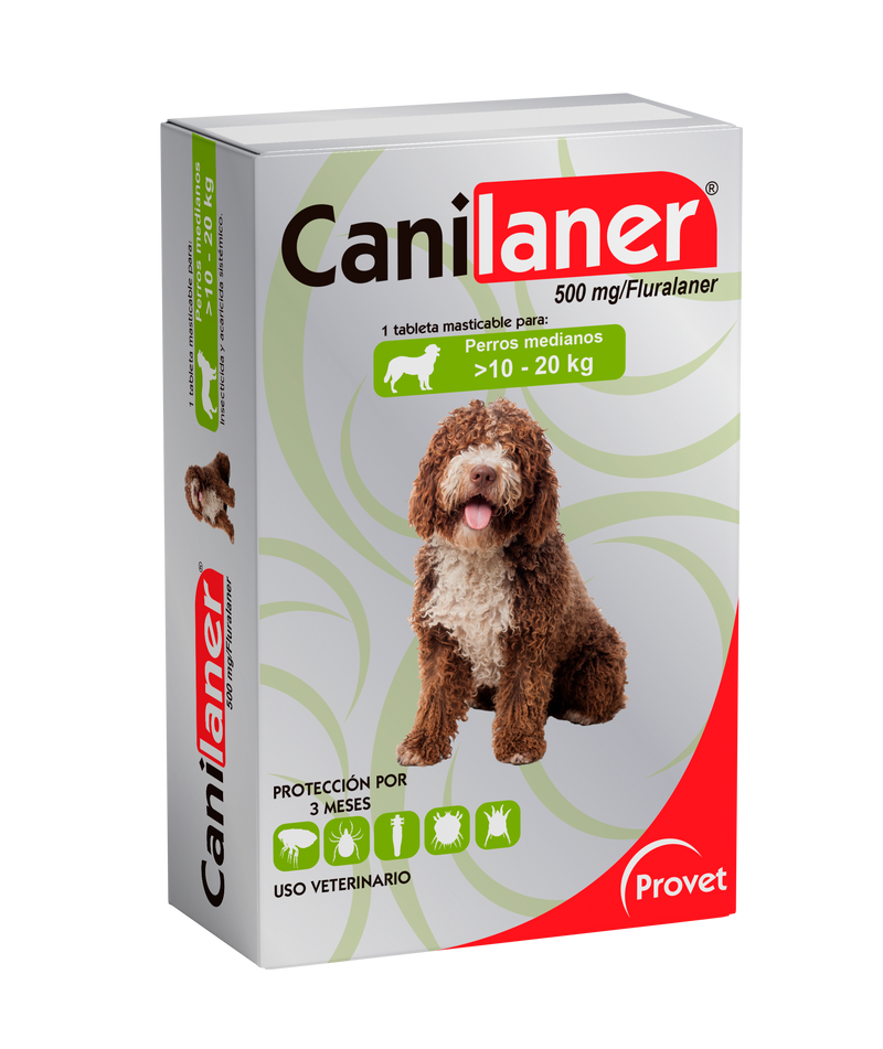 CANILANER X 1 TABLETA 500MG (>10 - 20KG)