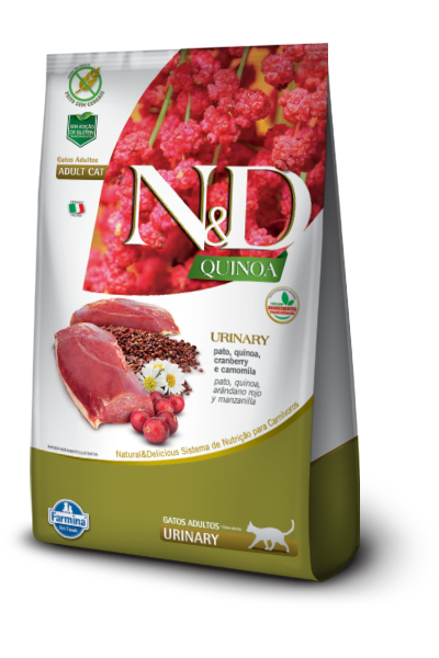 N&D QUINOA FELINE URINARY PATO 1,5KG