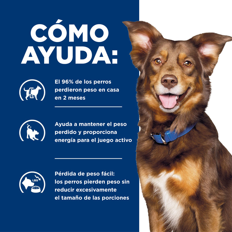 Comida para perros Hills Metabolic 7,7Lbs a 27,5 Lbs