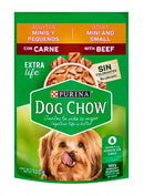 Comida Húmeda Para Perro Dog Chow Pouch Adultos Minis y Pequeños Carne X 100 Gr