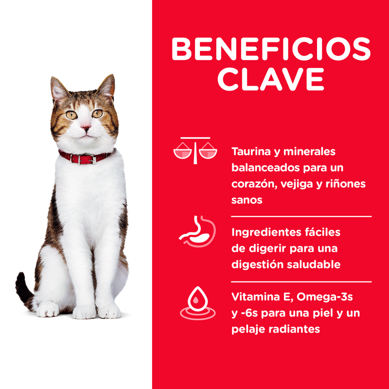 Comida para gato Hills Adulto 7+ 4Lbs