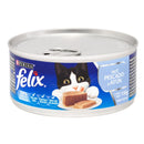 Comida Húmeda Para Gato Felix Lata Pate Pescado y Atún X 156 Gr
