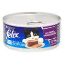 Comida Húmeda Para Gato Felix Lata Pate De Pavo y Menudencias X 156 Gr