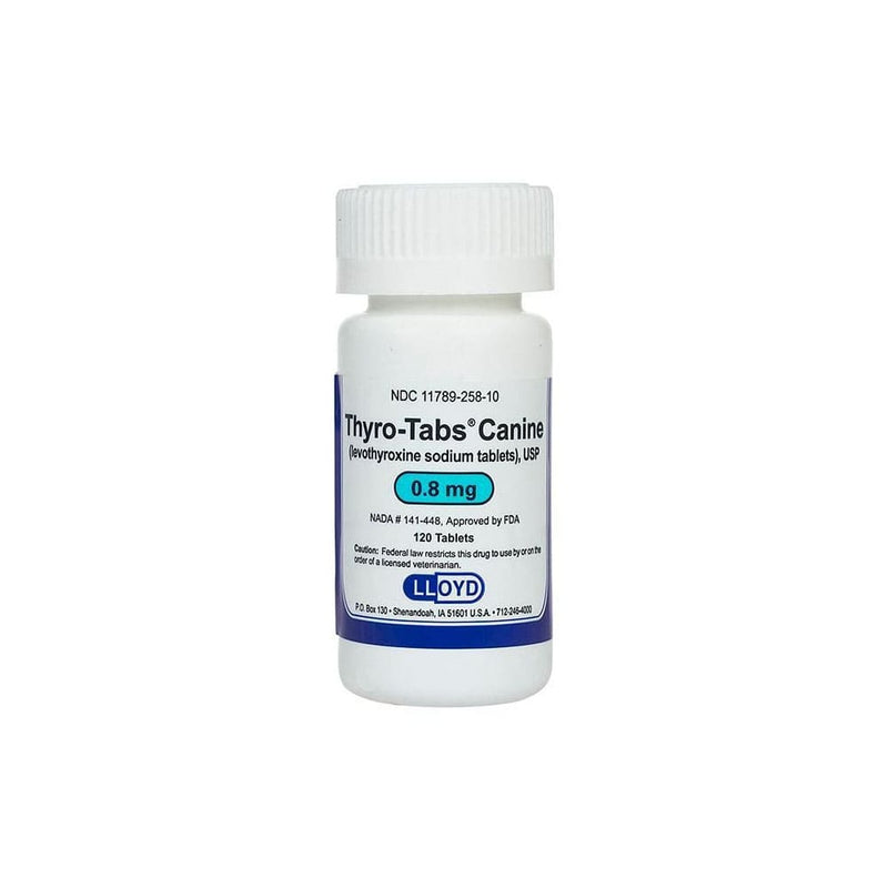 ThyroTabs 0.8 mg (120 tabletas)