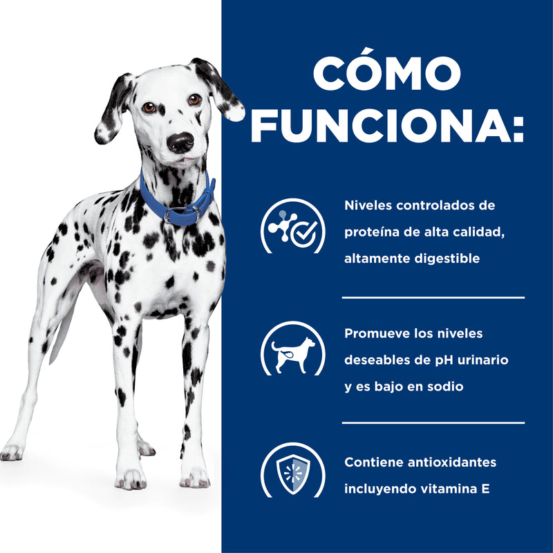 Comida para perro Hills Prescription  Urinary Care Urolitiasis u/d 8,5Lbs