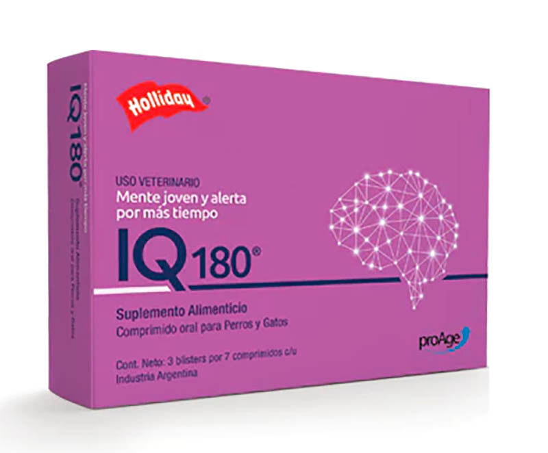 Biomodulador IQ 180 para Perros y Gatos 21 comprimidos