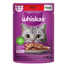 Comida Húmeda Para Gato Adulto Whiskas Pouch Carne X 85 Gr