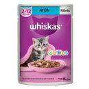 Comida Húmeda Para Gatitos Whiskas Pouch Atún X 85 Gr