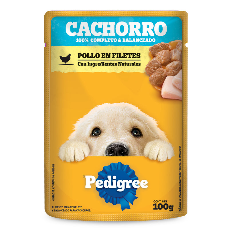 PEDIGREE POUCH CACHORRO  POLLO X 100 GR