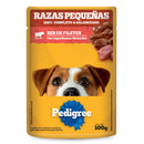 Comida Húmeda Para Perro Pedigree Pouch Adulto Razas Pequeñas Carne 100 Gr