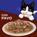 Comida Húmeda Para Gato Felix Pouch Pavo X 85 Gr