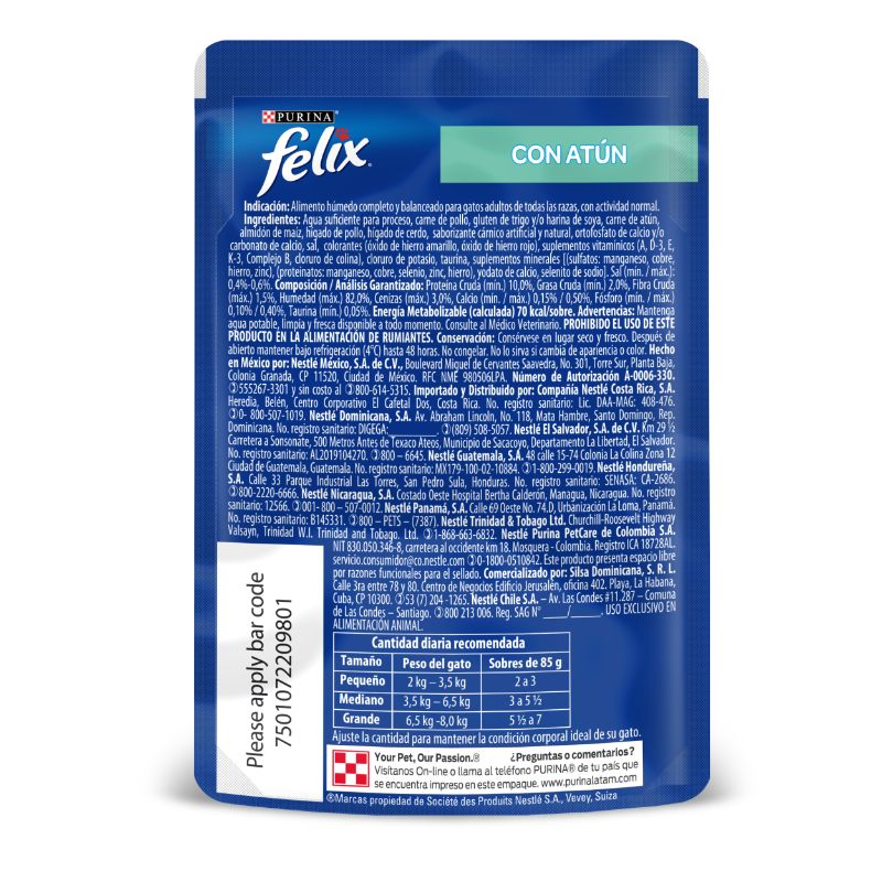 FELIX POUCH ADULTO ATUN CLASSIC X 85 GR