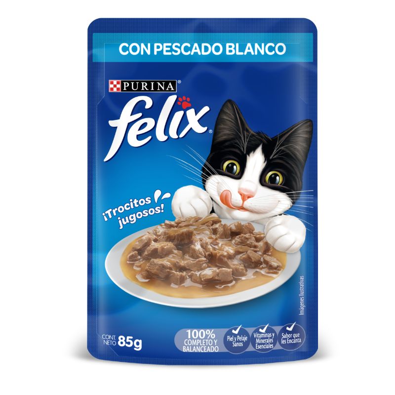 FELIX POUCH PESCADO BLANCO X 85 GR