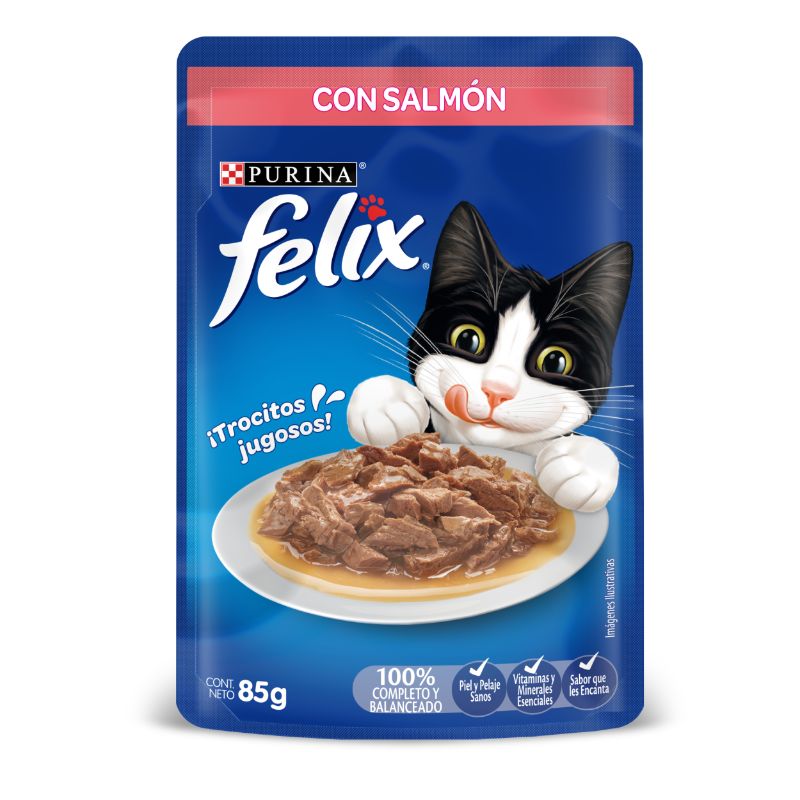 FELIX POUCH SALMON  X 85 GR