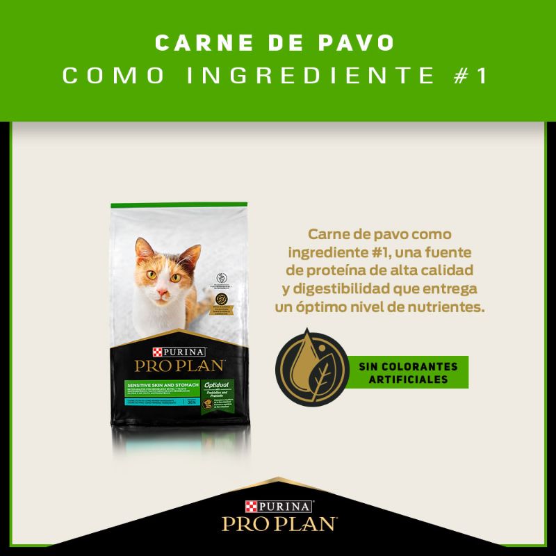 PRO PLAN CAT SENSITIVE SKIN AND STOMACH X 3 KG