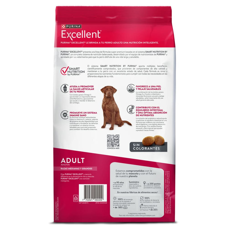 Comida Para Perro Excellent Adult Razas Medianas y Grandes