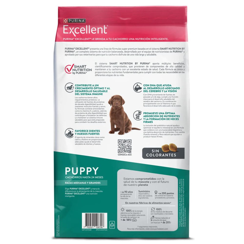 Comida Para Perro Excellent Puppy Razas Medianas y Grandes