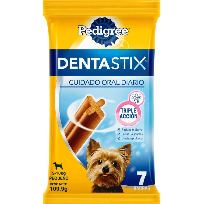 PEDIGREE DENTASTIX RAZA PEQUEÑA 7 BARRAS 109.9 GR