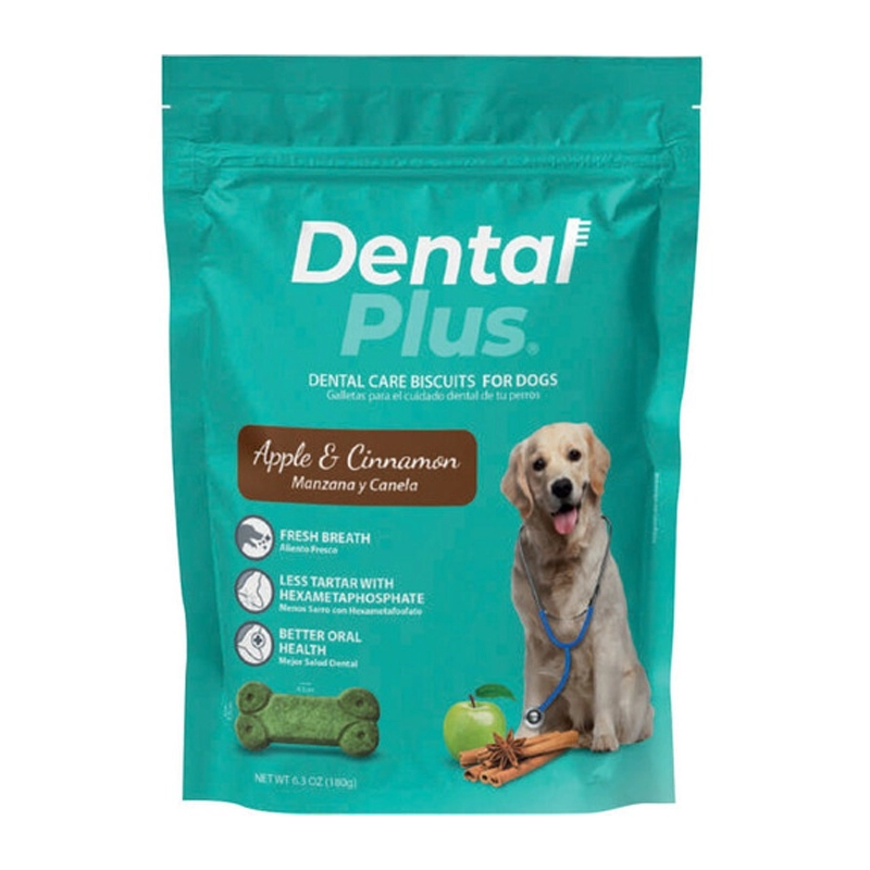 SNACK DENTAL PLUS - MANZANA CANELA