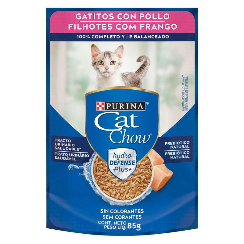 CAT CHOW  POUCH GATITOS X 85 GR