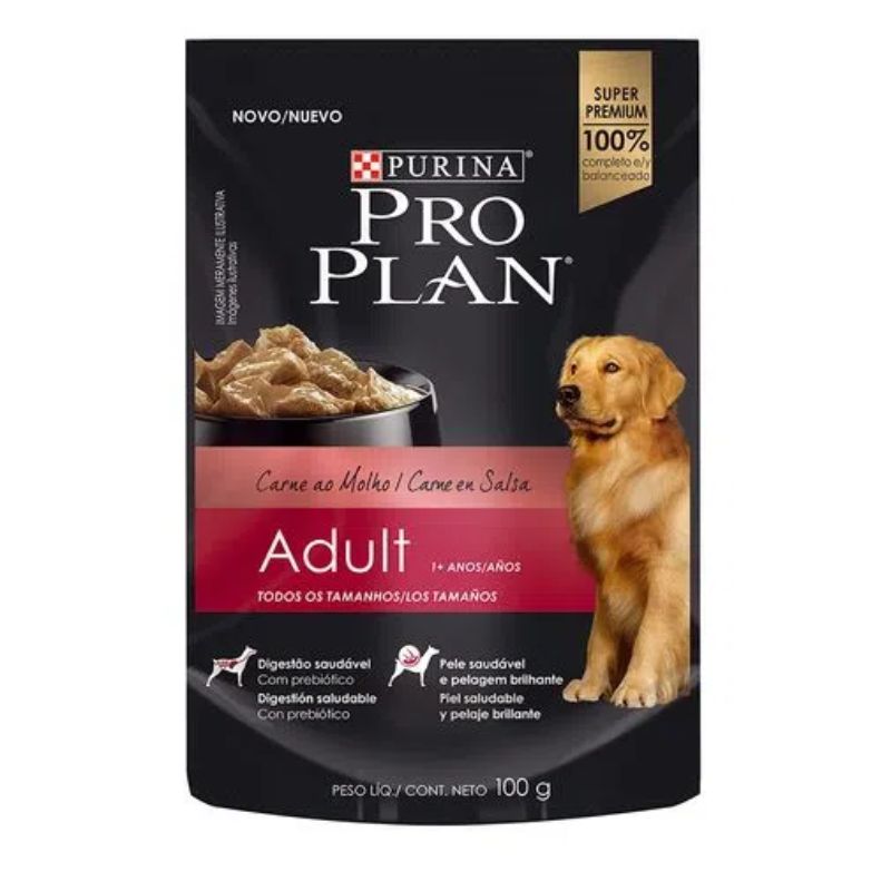 PRO PLAN POUCH ADULTO DOG CARNE X 100 GR