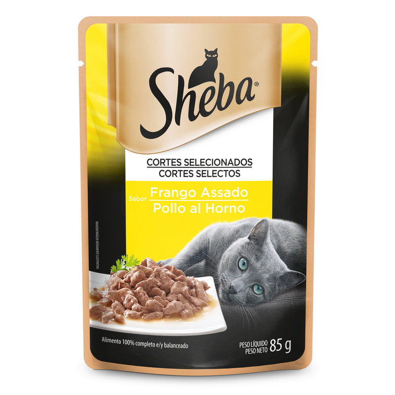 SHEBA POUCH ADULTO POLLO 85 GR