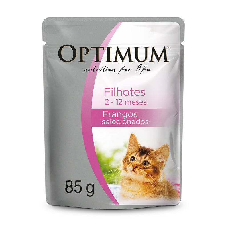 OPTIMUM GATITOS POLLO 85 G