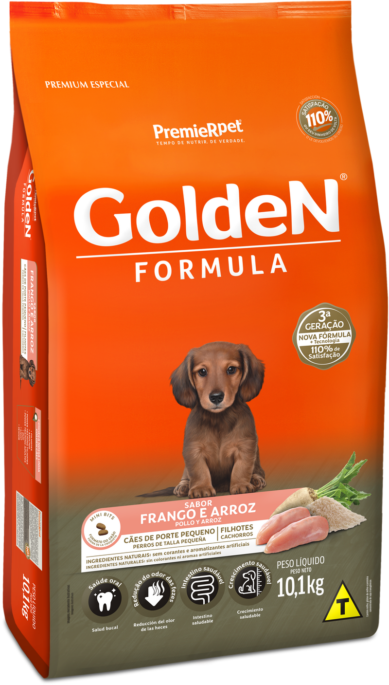 Comida Para Perro Cachorro Golden Pollo Mini Bits
