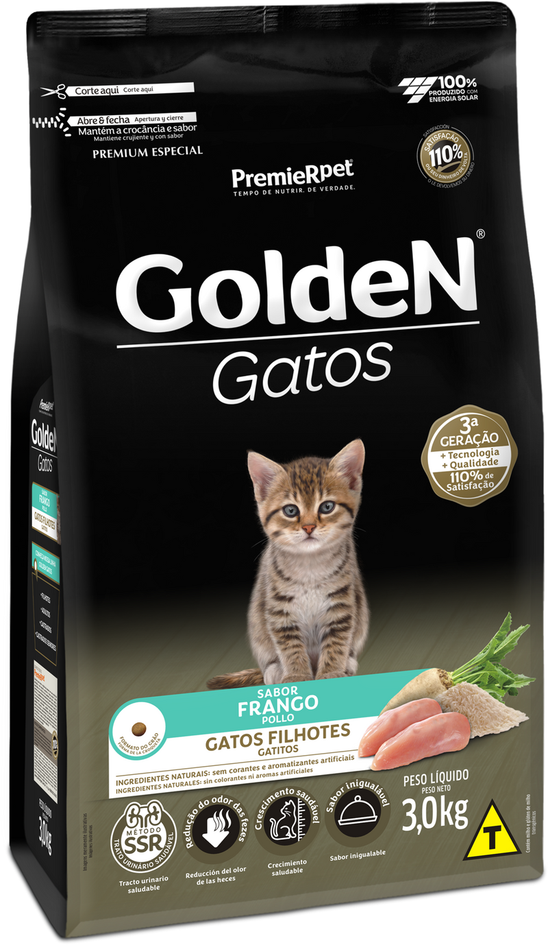 GOLDEN GATO CACHORRO POLLO