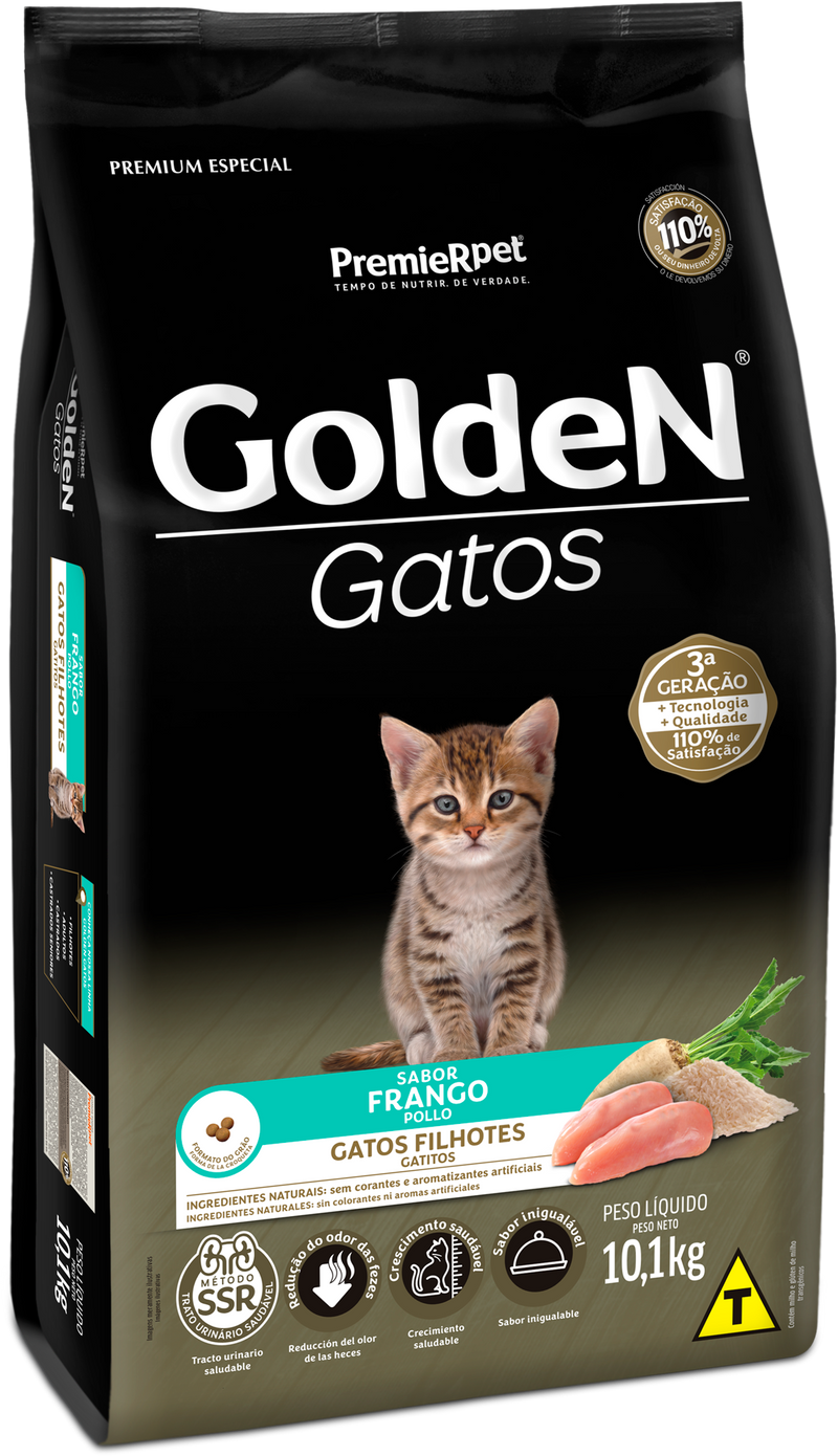 GOLDEN GATO CACHORRO POLLO