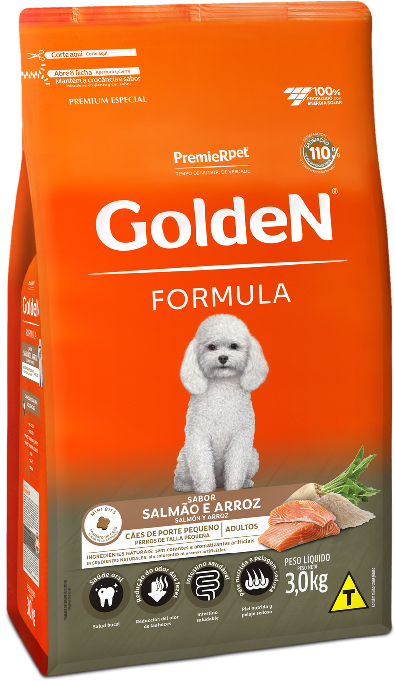 GOLDEN PERROS ADULTOS SALMÓN MINI BITS