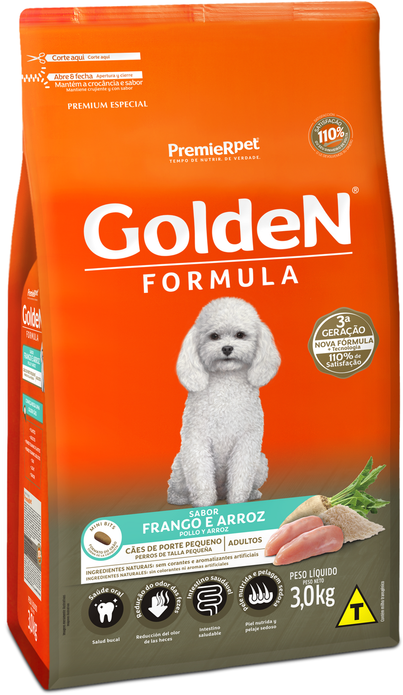 Comida Para Perros Adultos Golden Pollo Mini Bits