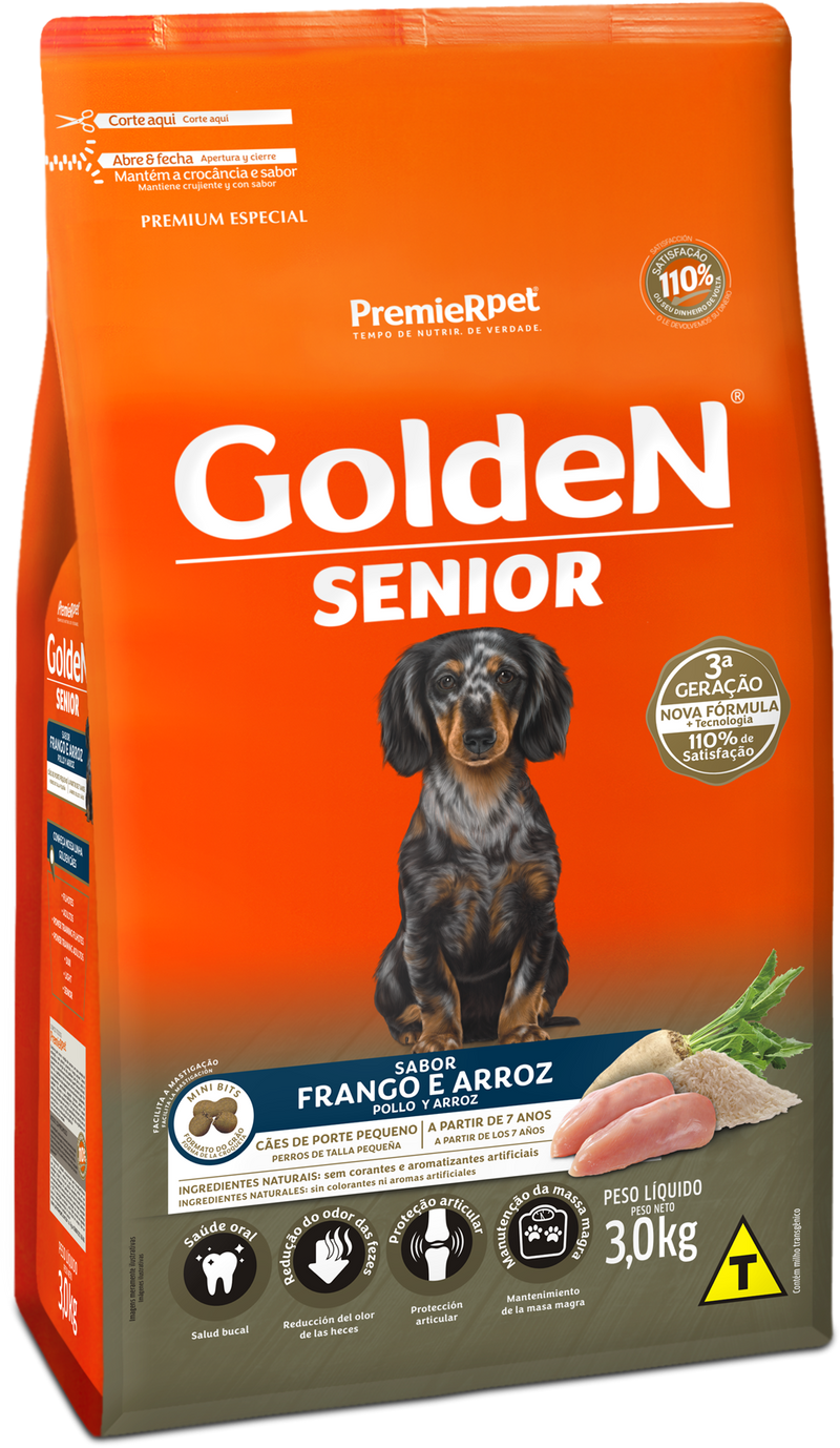 GOLDEN PERROS ADULTOS SENIOR MINI BITS