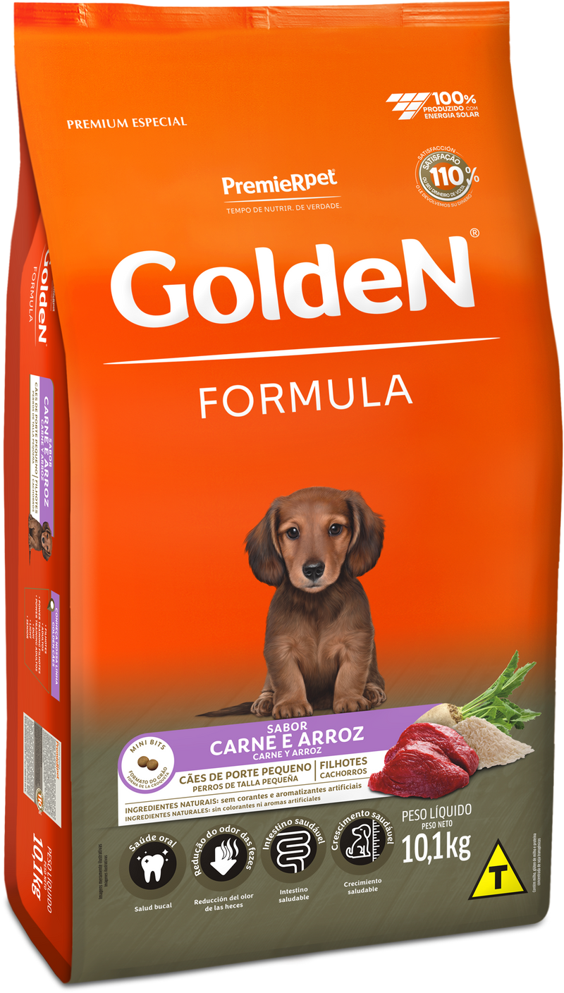 GOLDEN PERRO CACHORRO CARNE MINI BITS