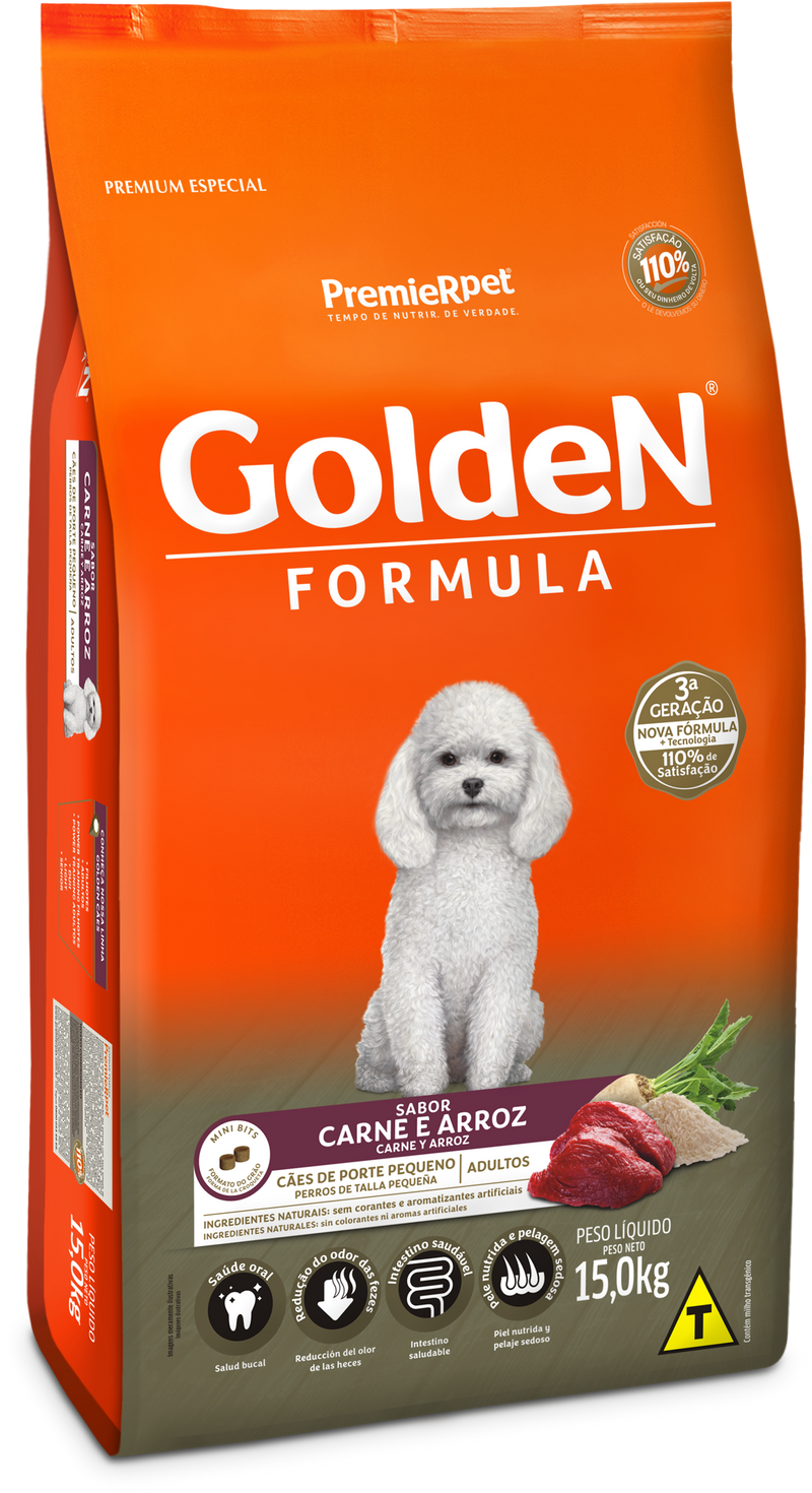 GOLDEN PERROS ADULTOS CARNE MINI BITS