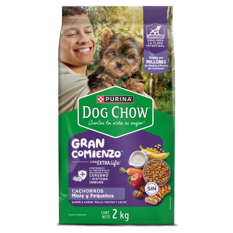 DOG CHOW CACHORRO LIFE MINIS Y PEQUEÑOS GRAN COMIENZO